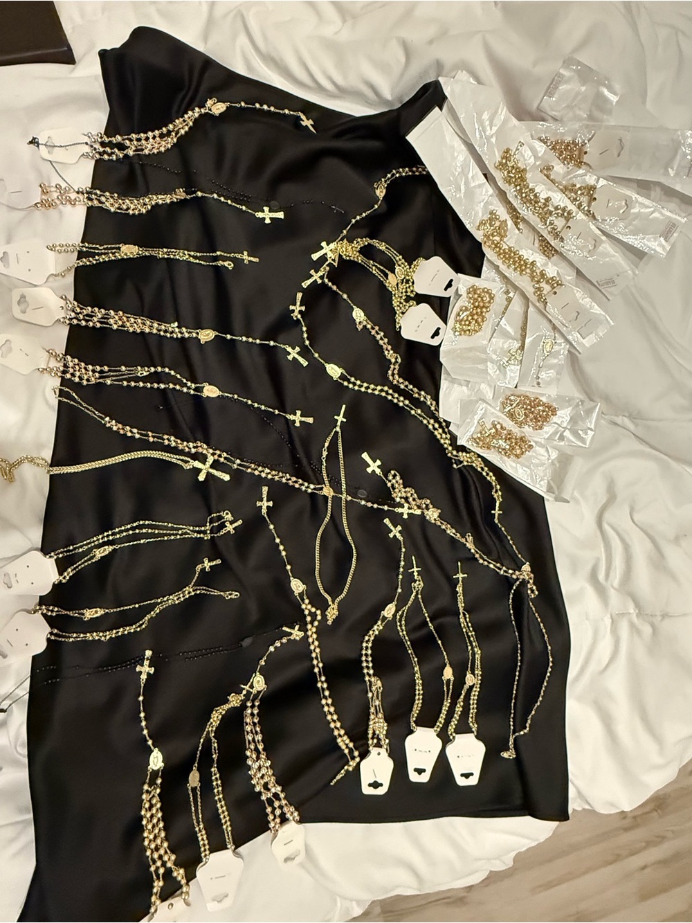 Rosary - Rosaries - Gold Filled - Oro Laminado Blessed in Vatican